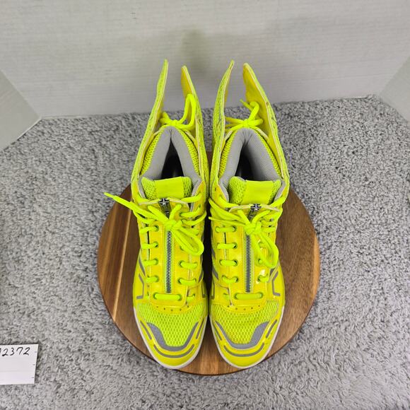 Adidas JS Jeremy Scott Mesh Wings 2.0 Neon Green High Top Sneaker Mens 11 M20654 - Picture 6 of 16